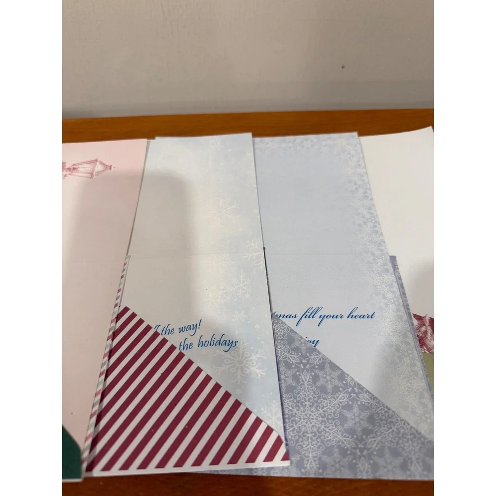 Vintage Assorted Christmas Holiday Greeting Cards and Envelopes Lot 35 Cards